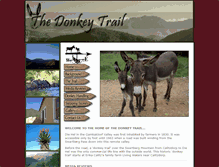 Tablet Screenshot of donkeytrail.com